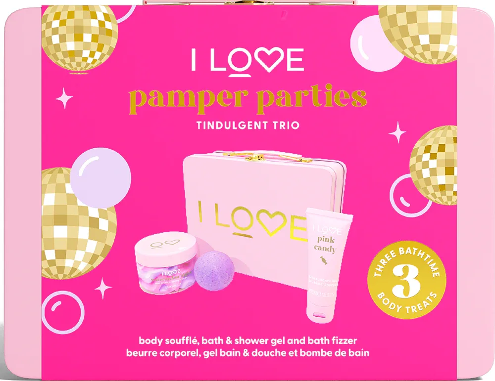 I Love Pamper Parties Tindulgent Trio - Подарочный набор в коробке для лица