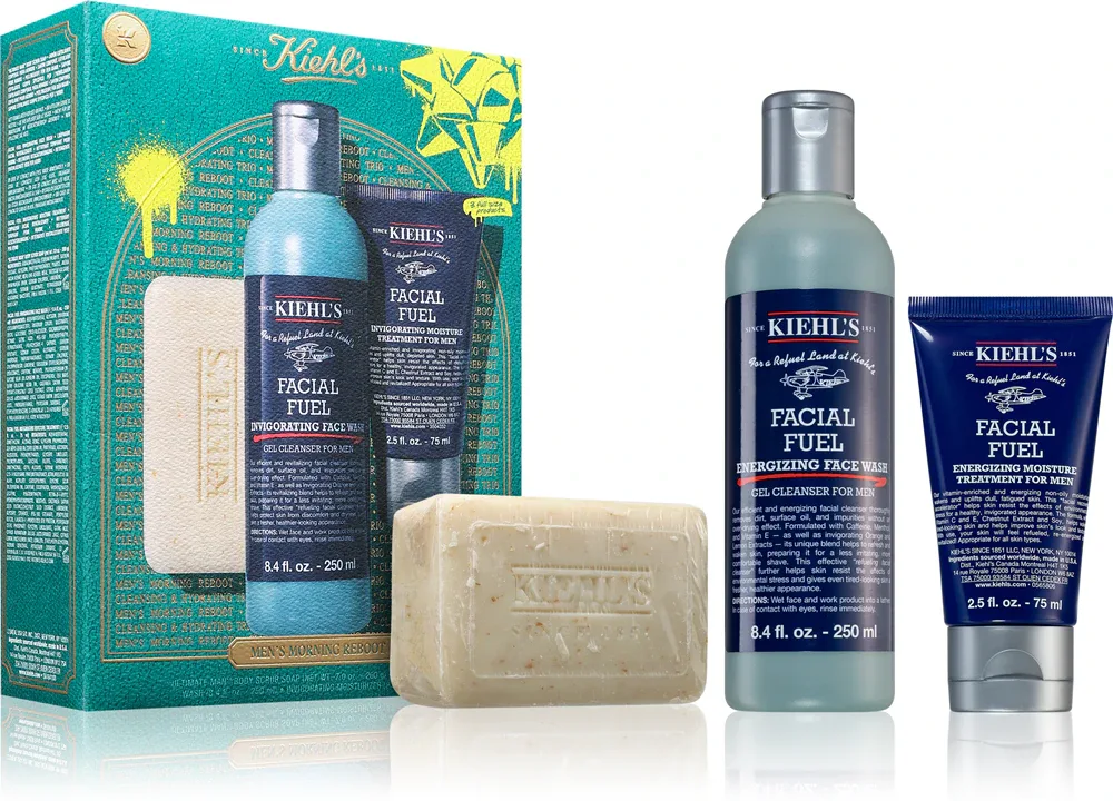 Kiehl's Men's Morning Reboot - Подарочный набор для мужчин