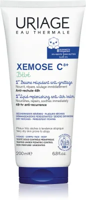 Uriage Bebe 1st Anti-Itch Soothing Oil Balm - Успокаивающий бальзам для сухой и атопической кожи для детейс рождения, 200 мл