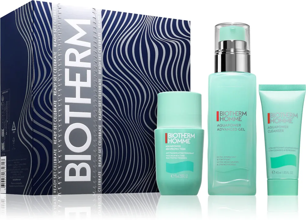 Biotherm Homme Aquapower Advanced Gel - Подарочный набор для мужчин
