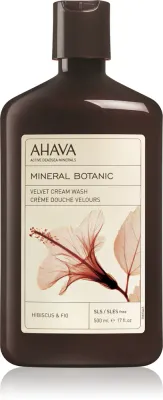 AHAVA Mineral Botanic Hibiscus & Fig - Шелковистый крем для душа hibiskus i figa, 500 мл