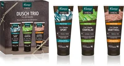 Kneipp Men Shower Trio - Набор подарочный для душа для мужчин