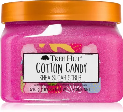 Tree Hut Cotton Candy Shea Sugar Scrub - сахарный пилинг для тела, 510 г