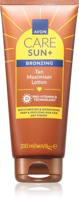 Avon Care Sun + Bronze - Млечко для тела, подчеркивающее загар, 200 мл
