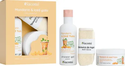 Nacomi Mandarin & Iced Yuzu - Подарочный набор для тела, 3 шт