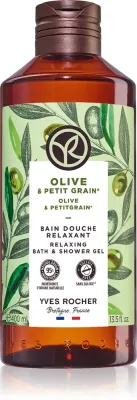 Yves Rocher Bain de Nature - Расслабляющий гель для душа Olive & Petit Grain, 400 мл