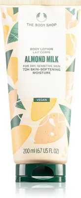 The Body Shop Almond Milk Body Lotion - Молочко для тела для сухой и чувствительной кожи, 200 мл