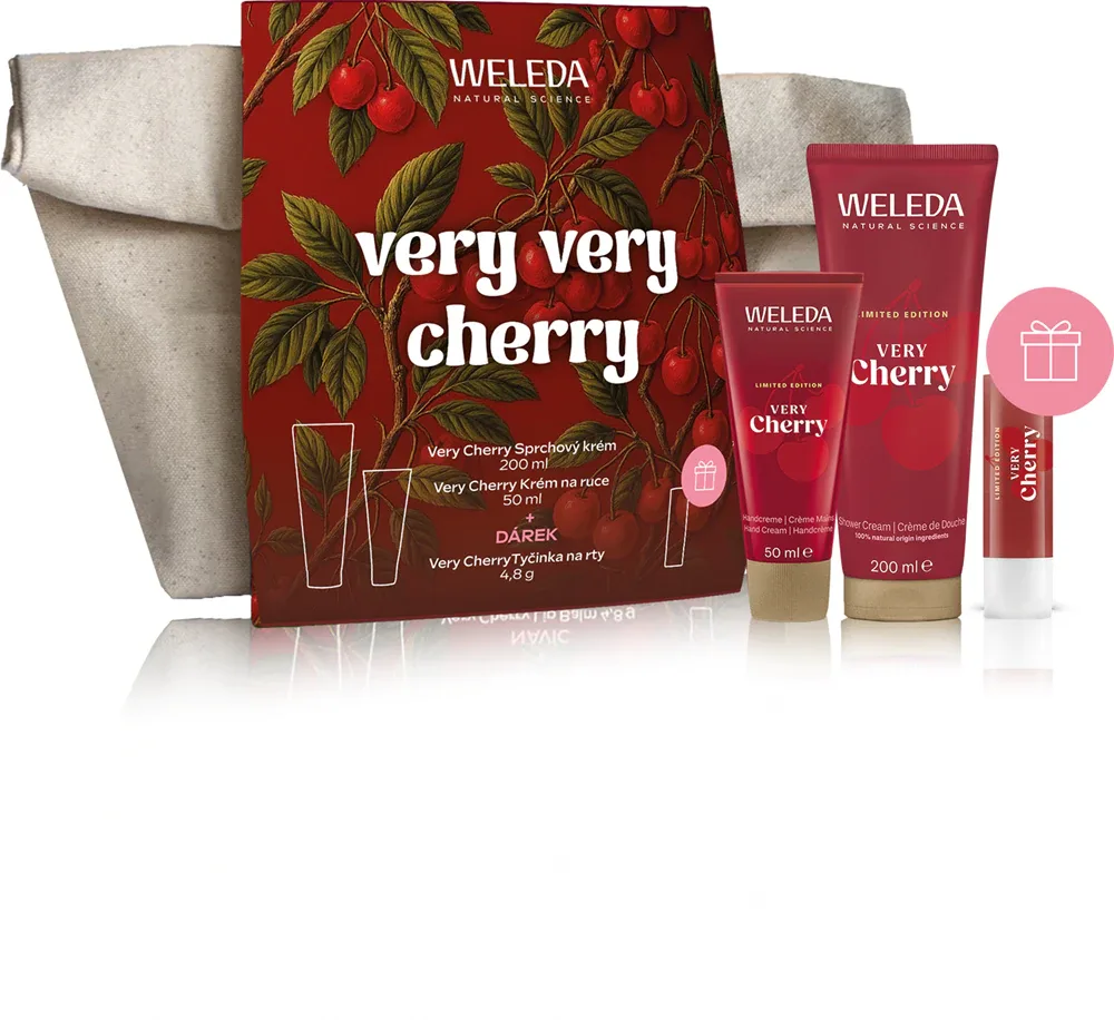 Weleda Very Very Cherry - Подарочный набор для тела и лица