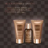 Baylis & Harding Black Pepper & Ginseng - Подарочный набор для лица, тела и волос для мужчин Mini Mini — фото 2