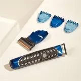Триммер для бороды и усов Gillette Styler с насадками, на батарейках, 1 шт — фото 2