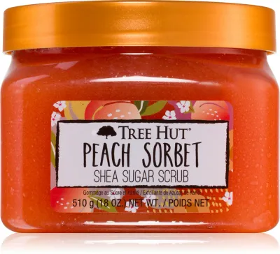 Tree Hut Peach Sorbet - Сахарный пилинг для тела, 510 г
