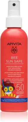 Apivita Bee Sun Safe Kids Spray SPF50 - Детское солнцезащитное молочко SPF 50, 200 мл