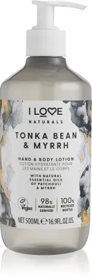 I Love Naturals Tonka Bean & Myrrh - Молочко для тела, 500 мл