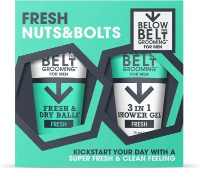Below the Belt Grooming Fresh Nuts and Bolts - Подарочный набор для интимной гигиены