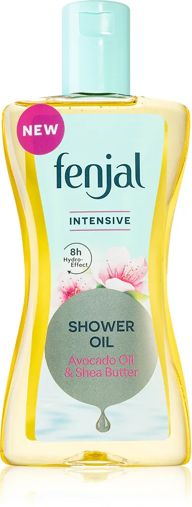 Масло для душа Fenjal Intensive увлажняющее, с маслом ши, для всех типов кожи, 225 мл