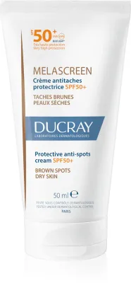 Ducray Melascreen - Крем для лица, защитный от пигментации, для сухой кожи, 50 мл