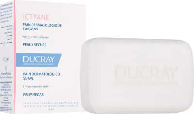 Ducray Ictyane - Мыло в куске для сухой кожи, 100 г