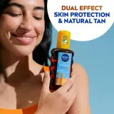 NIVEA SUN Protect & Bronze - Сухое масло для загара SPF 20, 200 мл — фото 3