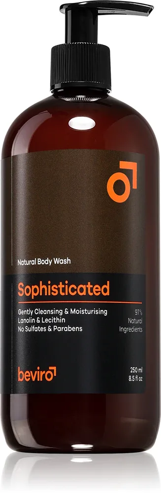 Beviro Natural Body Wash Sophisticated - Гель для душа для мужчин, 250 мл