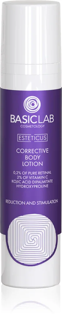 BasicLab Cosmetology Esteticus - Крем корректирующий на ночь для тела 0.2% Pure Retinal, 100 мл