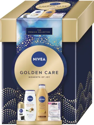 NIVEA Golden Care - Набор для лица "Питание и увлажнение"