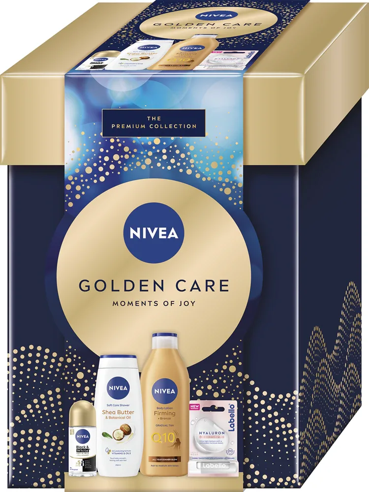 NIVEA Golden Care - Набор для лица "Питание и увлажнение"