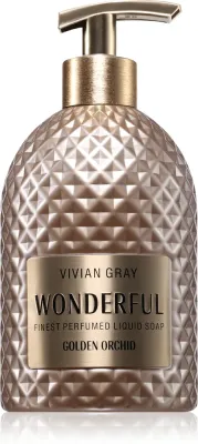 Vivian Gray Wonderful Golden Orchid - Роскошное жидкое мыло для рук, 500 мл