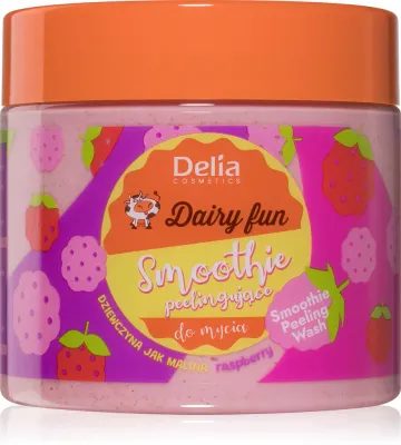 Delia Cosmetics Dairy Fun - Пилинг для тела Raspberry, 350 г
