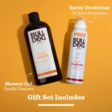 Bulldog Lemon & Bergamot Revitalising Body Care Duo - Подарочный набор для мужчин для тела, 2 шт — фото 2