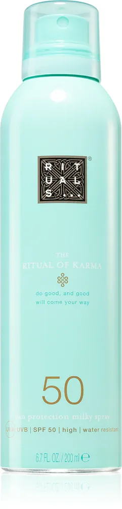 RITUALS The Ritual Of Karma - Молочко для загара в спрее SPF 50 SPF 50, 200 мл