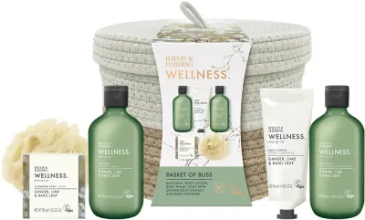 Baylis & Harding Wellness. Energise - Подарочный набор Имбирь, Лайм и Лист базилика Ginger, Lime & Basil Leaf