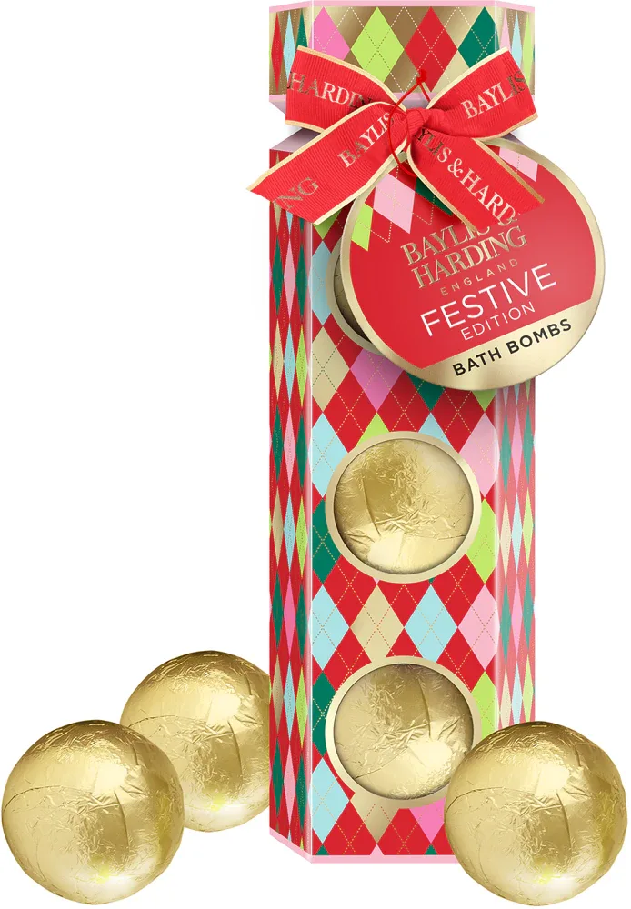 Baylis & Harding Festive Edition Luxury Bath Bomb - Набор косметики для лица в подарочной упаковке, 3 г