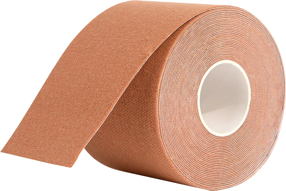 Лента для тела Brushworks Body Tape эластичная, телесного оттенка, 5 м