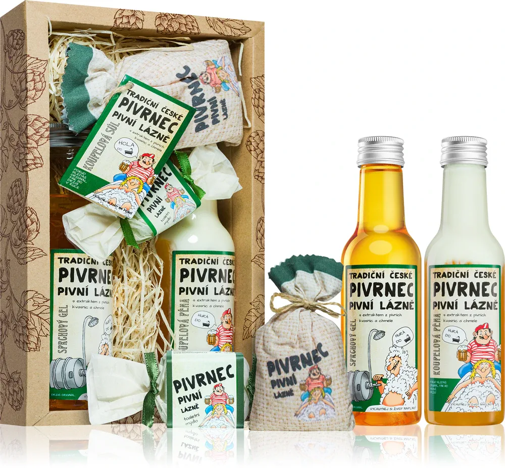 Bohemia Gifts & Cosmetics Beer - Подарочный набор для мужчин для ванны