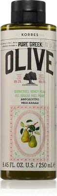 Korres Pure Greek Olive & Honey Pear - Освежающий гель для душа, 250 мл