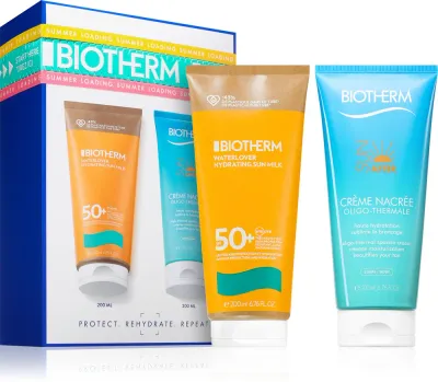 Biotherm Waterlover Hydrating Sun Milk SPF50+ - Подарочный набор для женщин