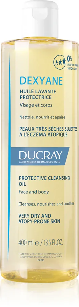 Ducray Dexyane - Масло очищающее для сухой и атопической кожи, 400 мл