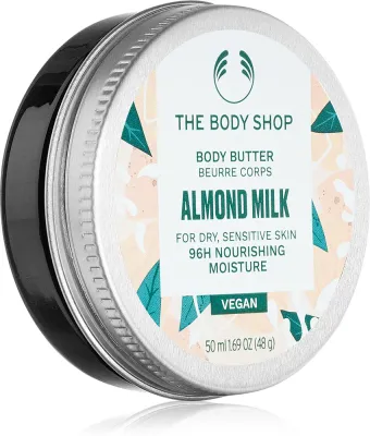 The Body Shop Almond Milk Body Butter - Масло для тела с питательным действием, 50 мл