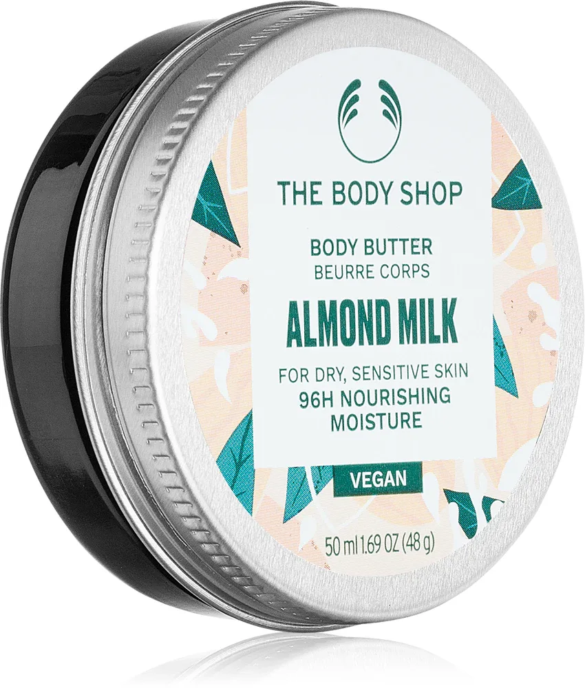 The Body Shop Almond Milk Body Butter - Масло для тела с питательным действием, 50 мл