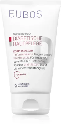 Eubos Diabetic Skin Care Body Balm - Крем интенсивного увлажнения для сухой и чувствительной кожи, 150 мл