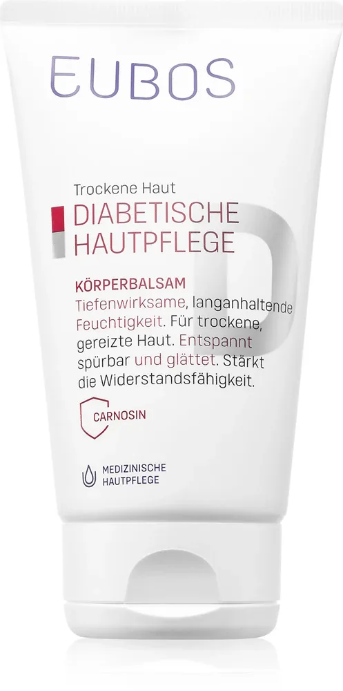Eubos Diabetic Skin Care Body Balm - Крем интенсивного увлажнения для сухой и чувствительной кожи, 150 мл