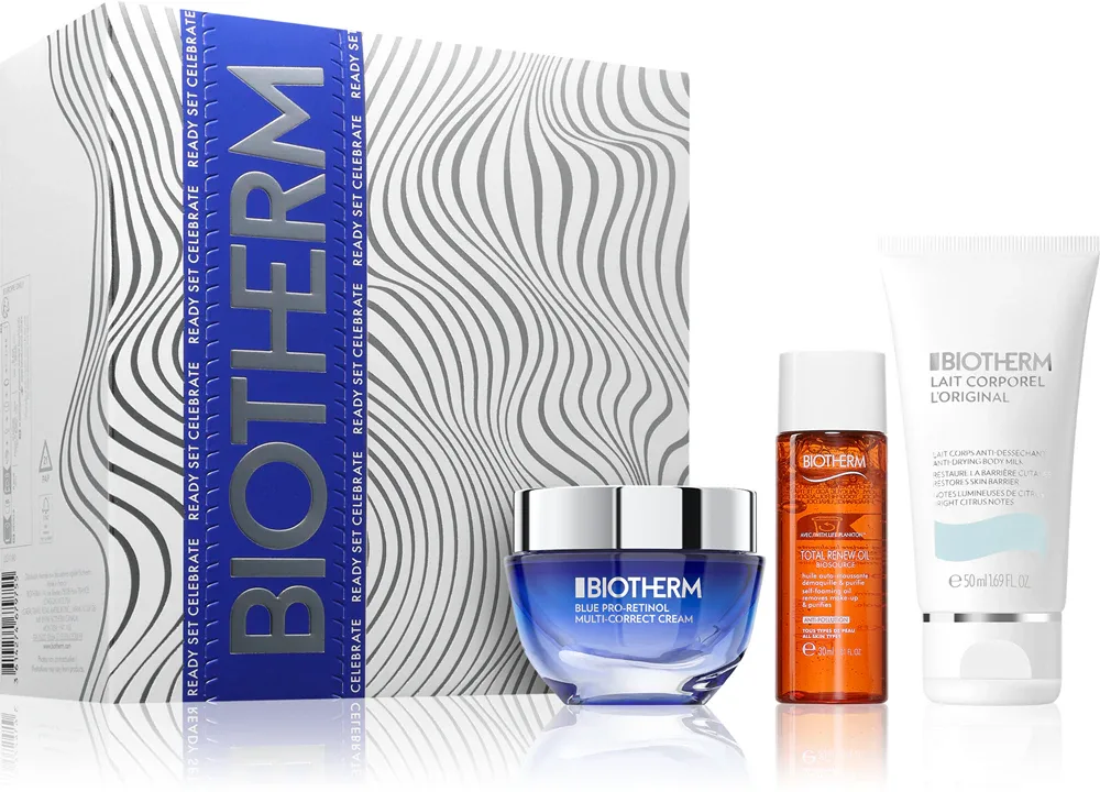 Biotherm Blue Pro-Retinol Multi Correct Cream - Подарочный набор для женщин