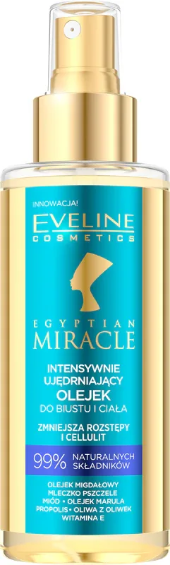 Eveline Cosmetics Egyptian Miracle - Упругляющее масло для тела и бюста, 150 мл
