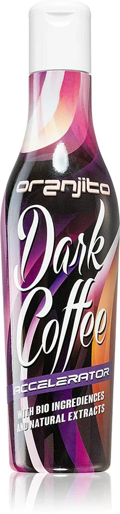 Молочко для загара в солярии Oranjito Dark Coffee Accelerator с тирозином, 200 мл