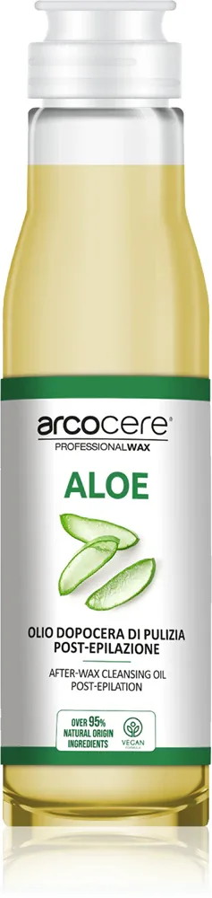 Arcocere After Wax Aloe - Спокойствующий очищающий крем после депиляции, 150 мл