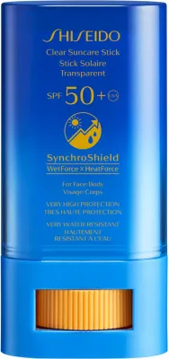 Shiseido Sun Care Clear Stick UV Protector WetForce - Уход за кожей с солнцезащитой SPF 50+, 20 г