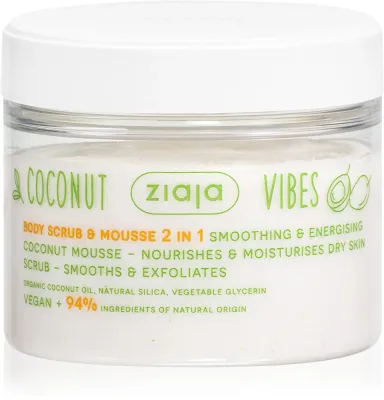 Ziaja Coconut Vibes - Пилинг для тела с увлажняющим действием, 270 мл