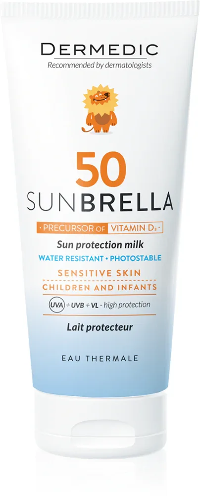 Dermedic Sunbrella Baby - Минеральное молочко для загара SPF 50, 100 г