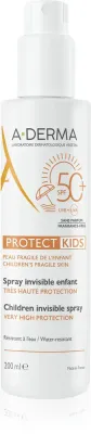 A-Derma Protect Kids Children Invisible Spray - Защитное молочко для загара в спрее SPF 50+ для детей, 200 мл