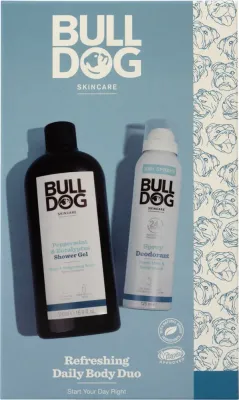Bulldog Fresh Mint Duo - Подарочный набор для мужчин для тела, 2 шт